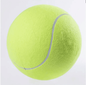 Big Tennis Ball for Dogs-9.5" Inflatable Giant Tennis Balls Large Pet Toys for Outdoor/Indoor Sports Oversize Dog Toy Ball for Small/Medium/Large